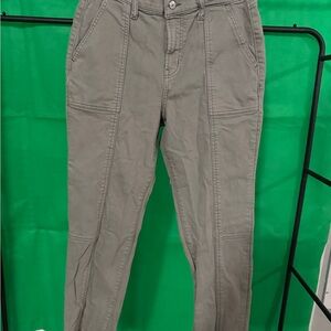 Old Navy Gray High-Rise Pants